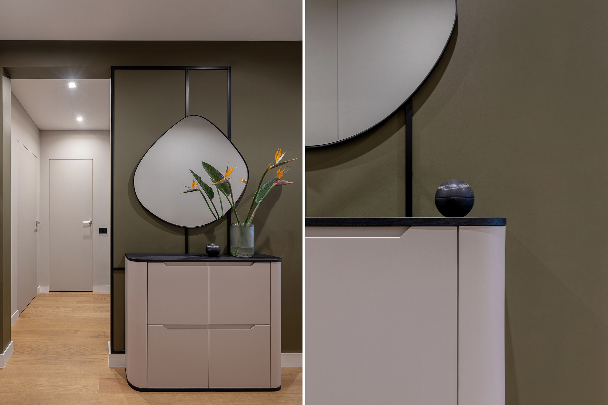Detalii design interior hol Bucuresti