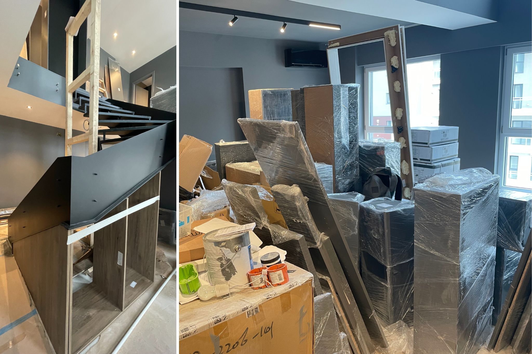 Scara interioara duplex Bucuresti