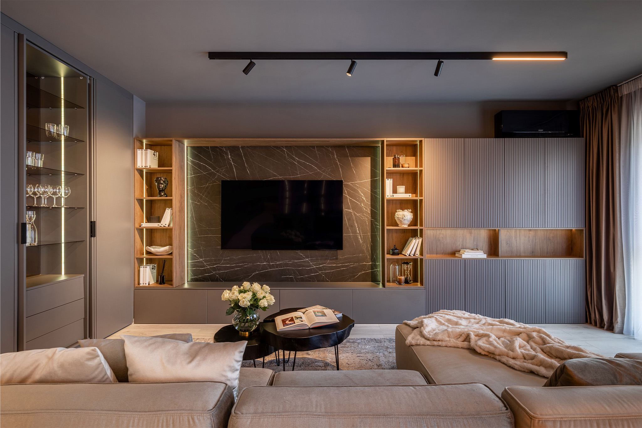Amenajare living modern Bucuresti