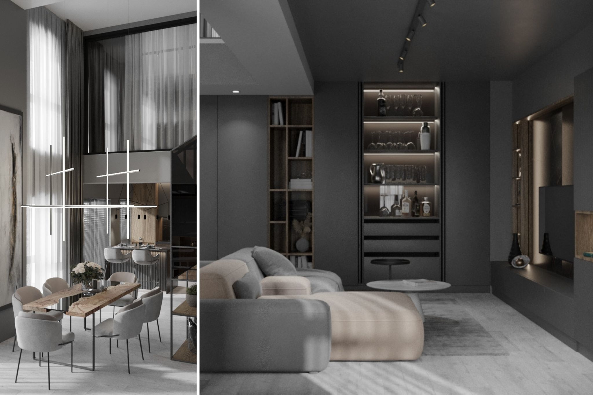 Randare amenajare duplex Bucuresti