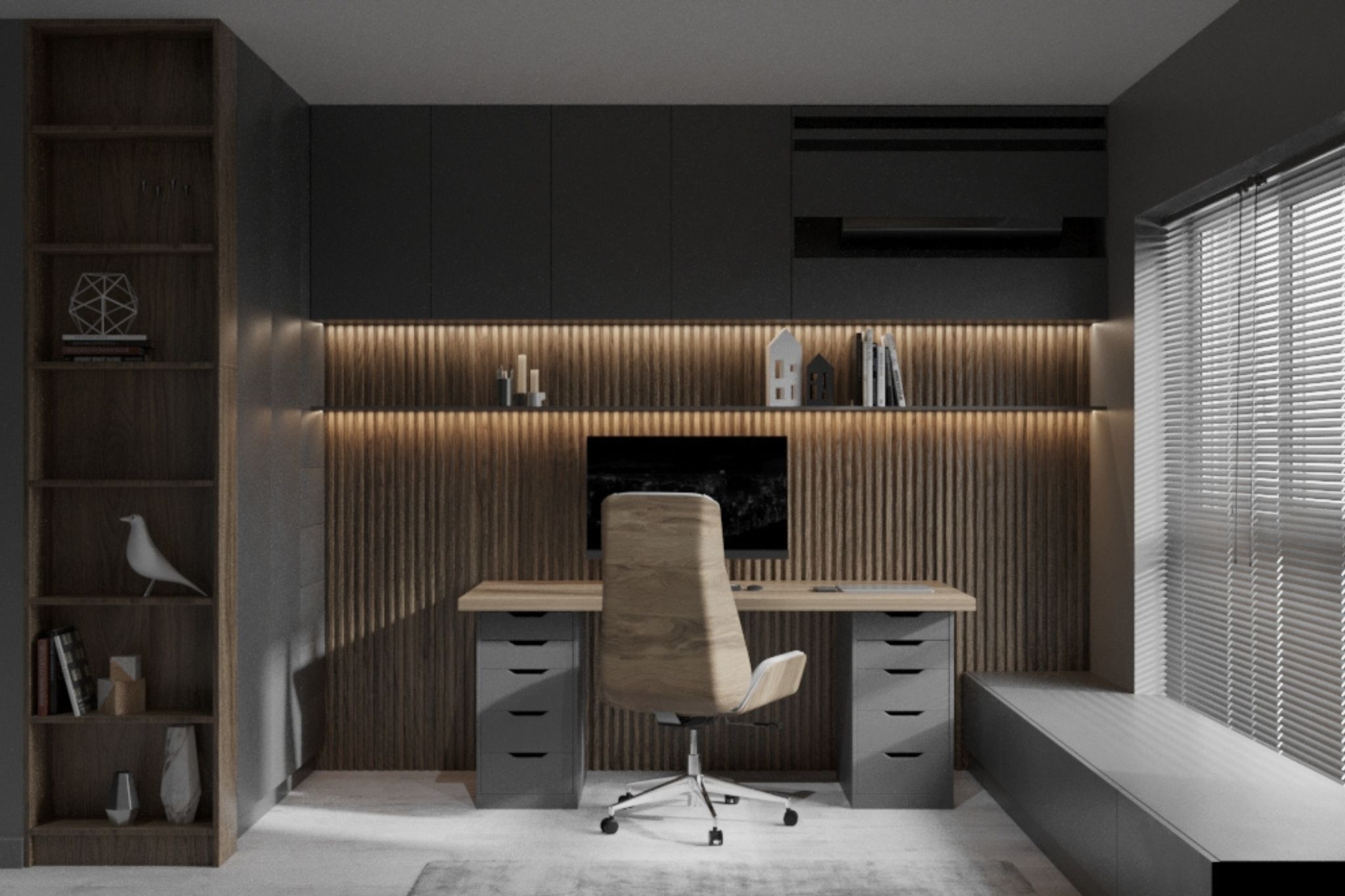 Design interior biroul de acasa