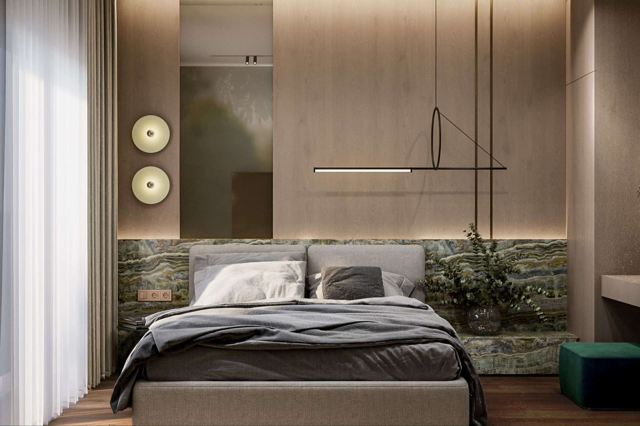 Concept design interior dormitor Bucuresti