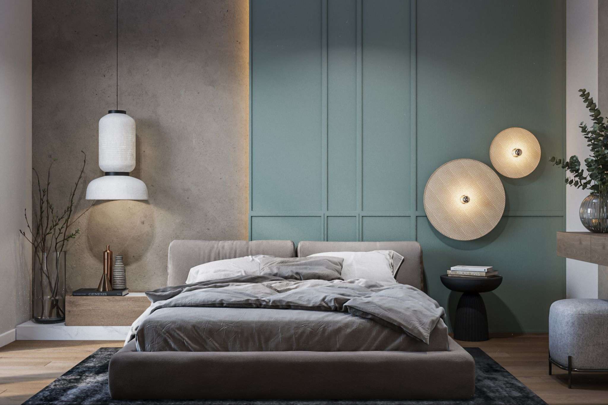 Concept design interior dormitor Bucuresti
