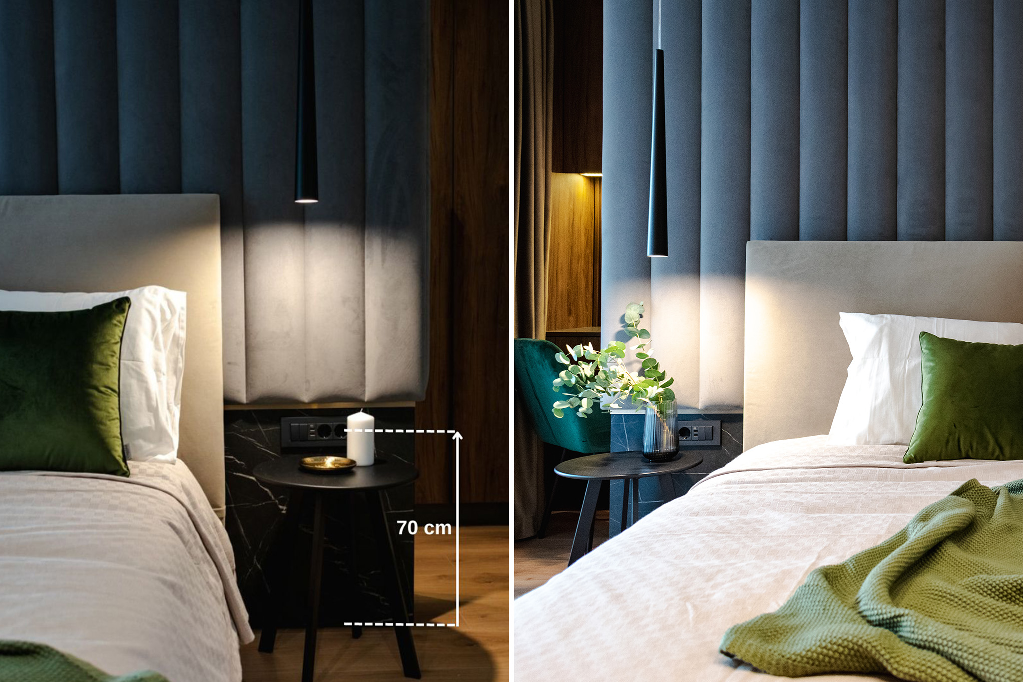 Amenajare interioara dormitor elegant Bucuresti si Brasov